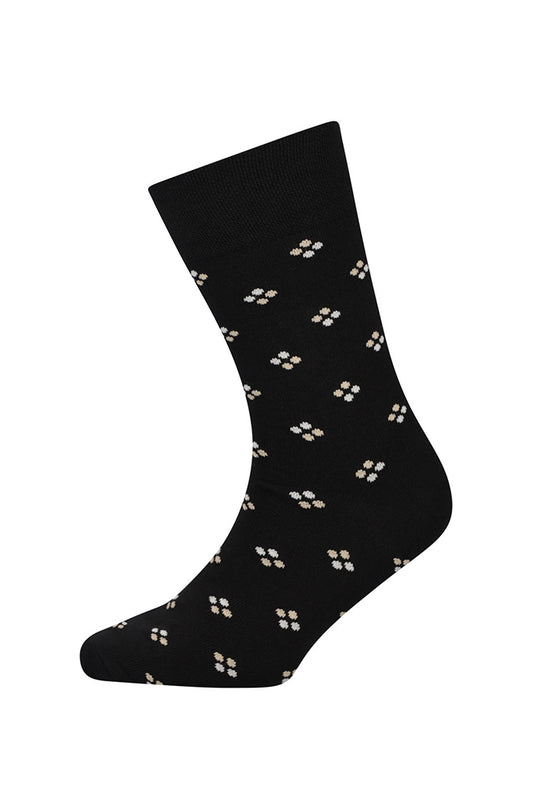 AIDAN SINGLE SOCK -BLACK