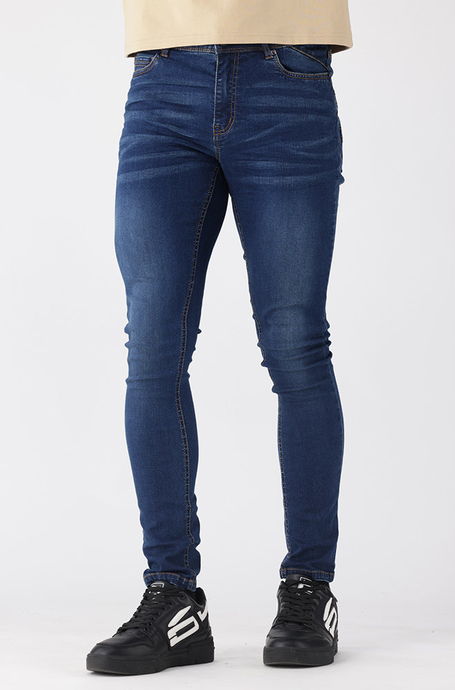 Mens | Amigos Super Skinny Denim _ 157157 Blue Jeans