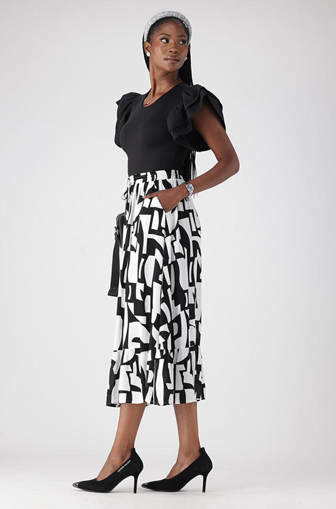 PIA TIERED SKIRT