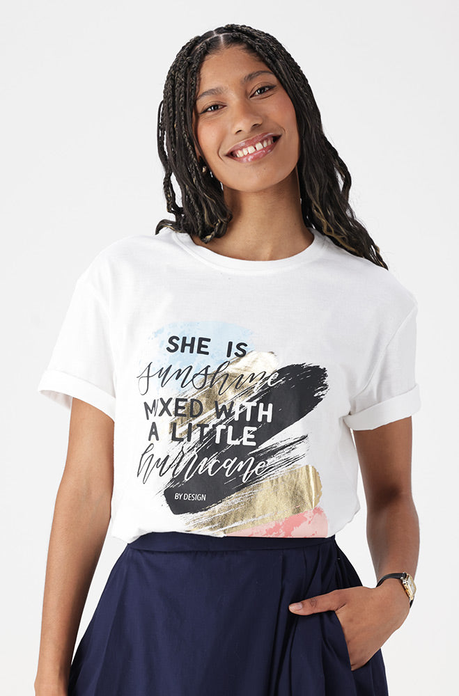 Ladies | Jade Graphic Boyfriend Tee T-shirts