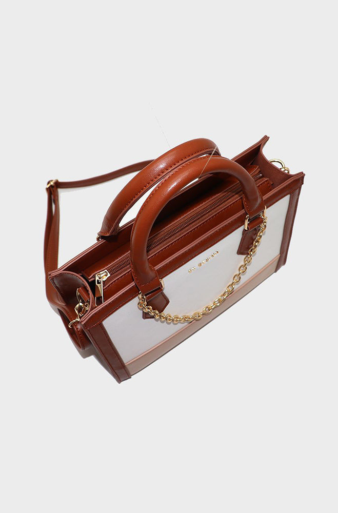 SUSAN COLOUR BLOCK TOTE BAG