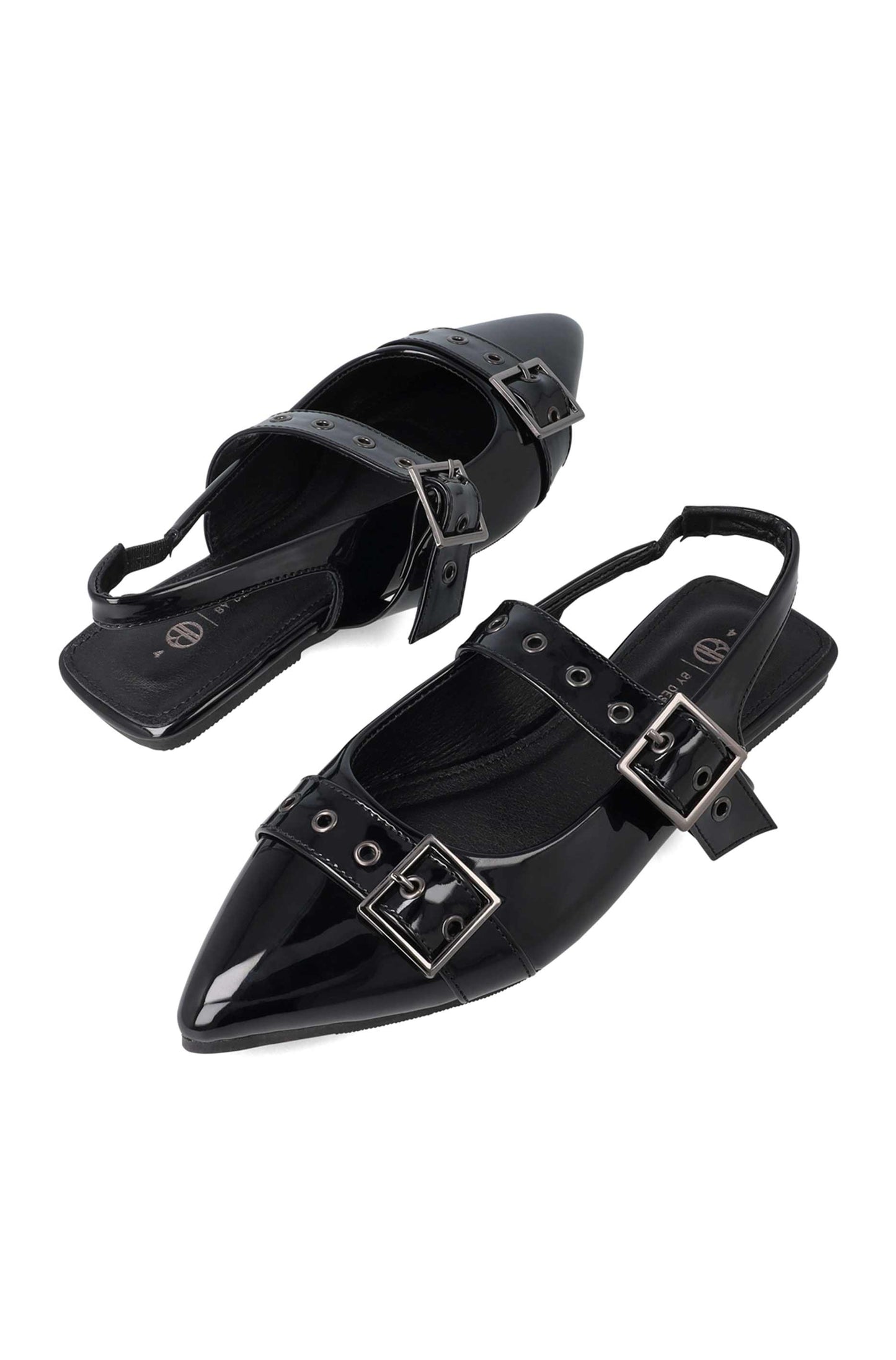Footwear | Dolley Double Buckle Slingback Pump Flats