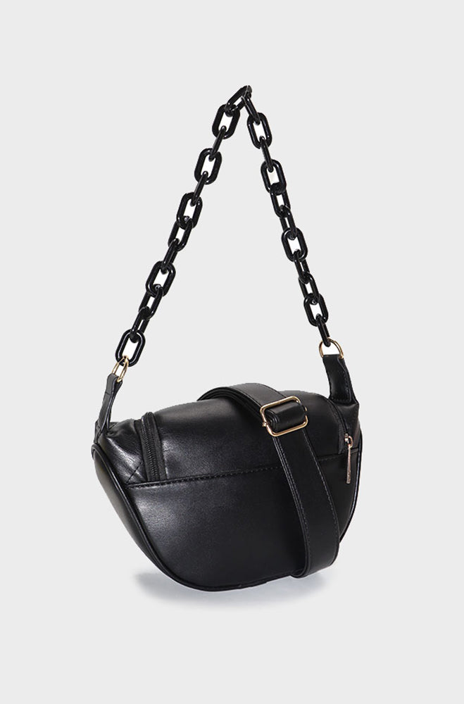 Accessories | Layla Quilted Moonbag _ 158476 Black Cross Body Bags