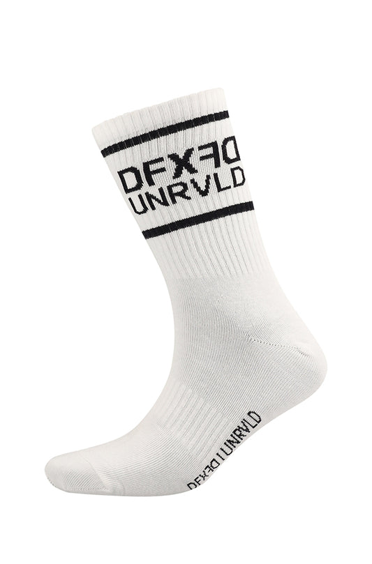 DFX WHITE SINGLE SOCK