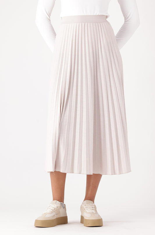 SARAH KNIT PLEAT SKIRT
