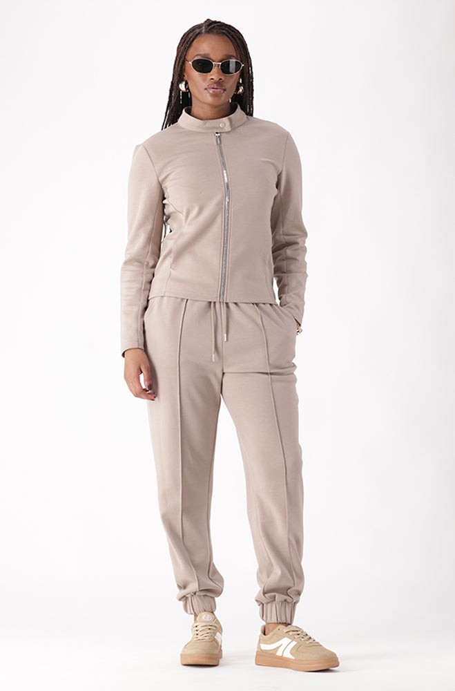 JULIA SOFT TOUCH ZIP THROUGH TOP