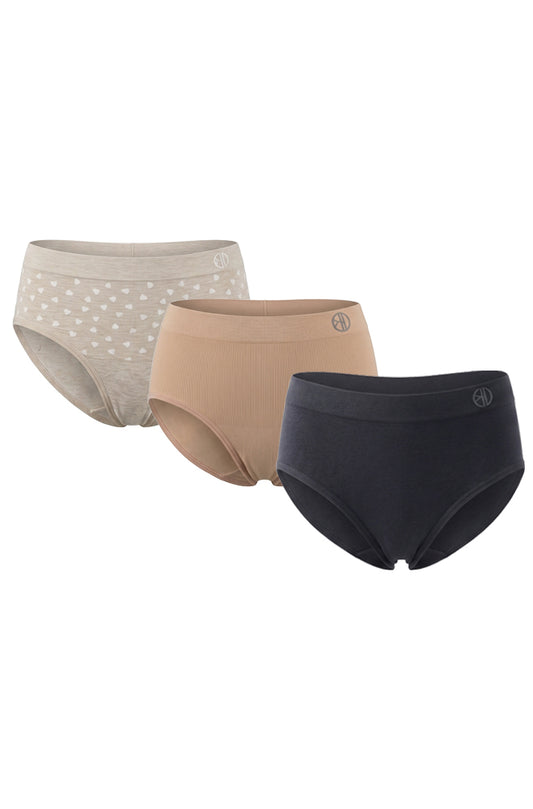 LOVE SEAMFREE HIPSTER 3PCK-MULTI