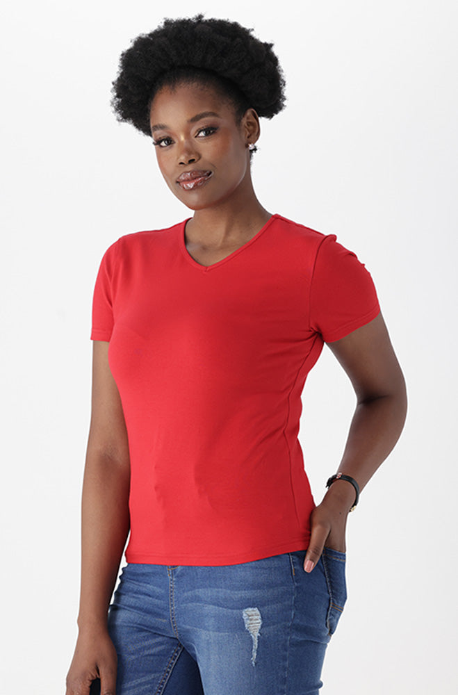 GRACE V NECK TEE