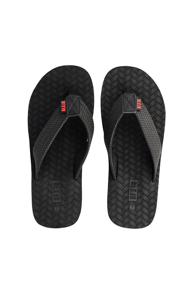Footwear | Tate Embossed Flip Flop _ 161272 Black Sandals