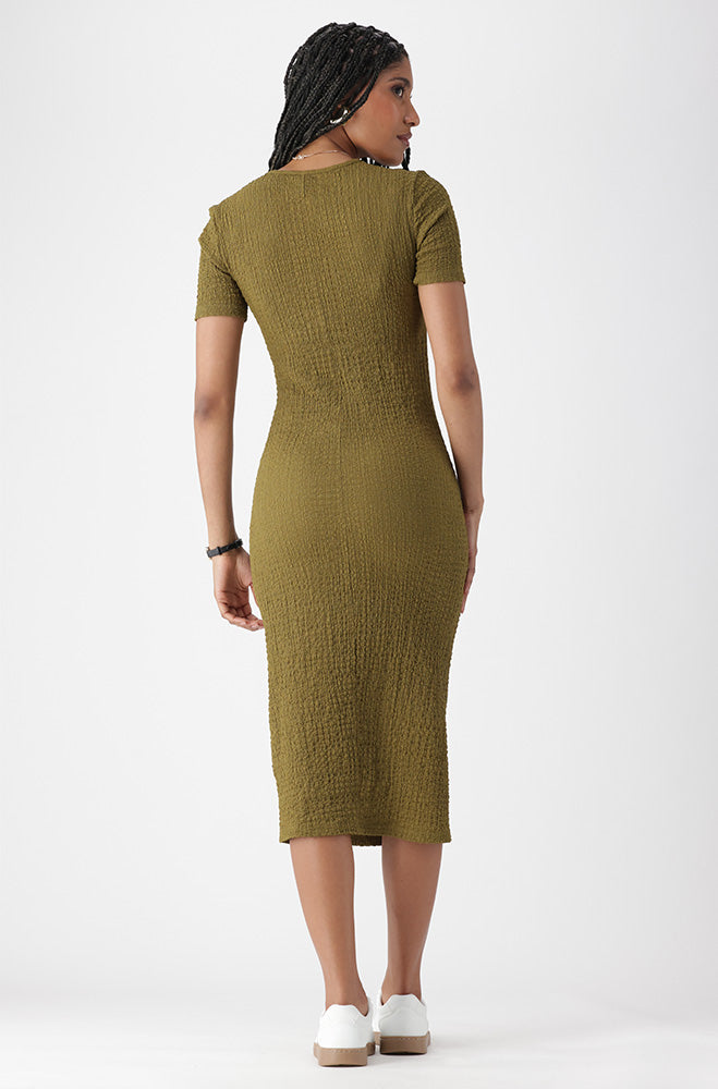 Ladies | Gen Textured Knit Bodycon Dress Dresses