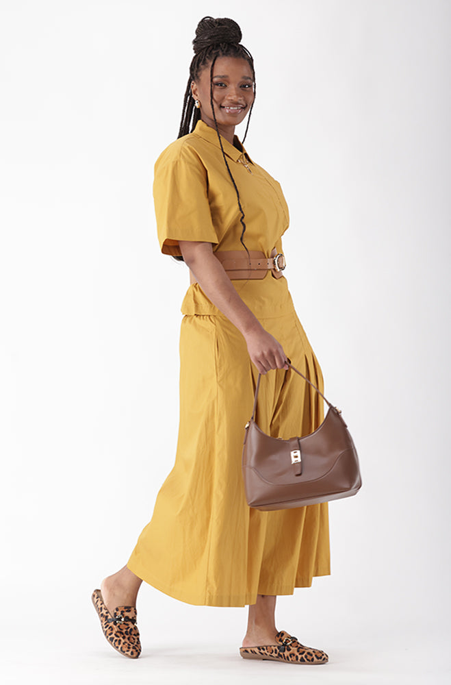 SANCIA FIT AND FLARE SKIRT