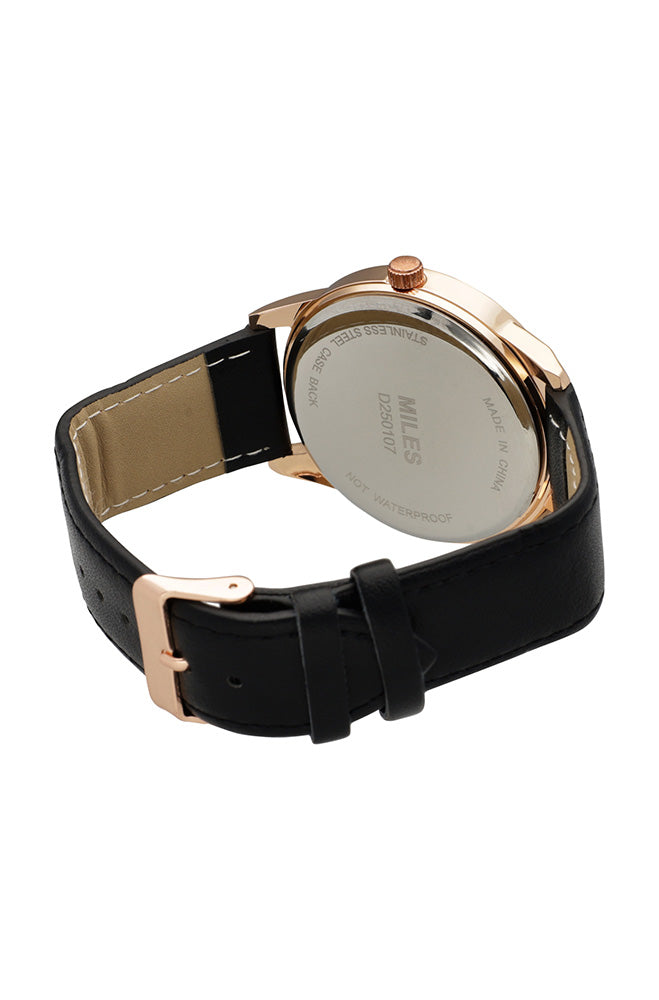 MILES PU STRAP WATCH