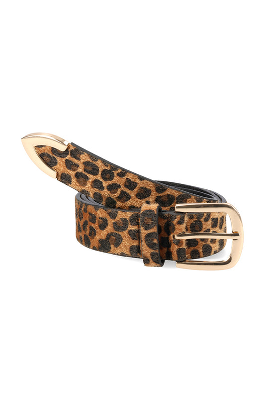 TINA LEOPARD PRINT BELT