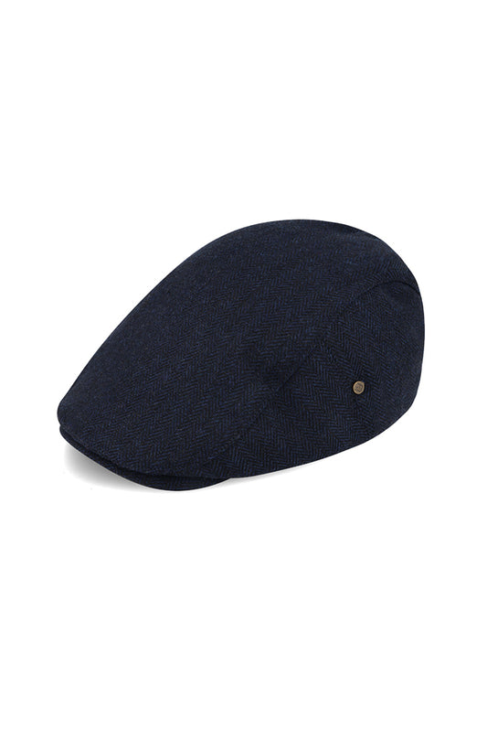 IVY NEWSBOY HAT - NAVY