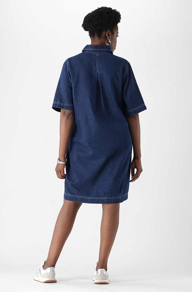AYLA CHAMBRAY PORTOFINO DRESS