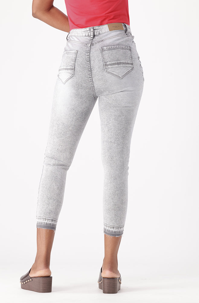 JOSIE DENIM HIGH RISE UNCLIPPED SKINNY