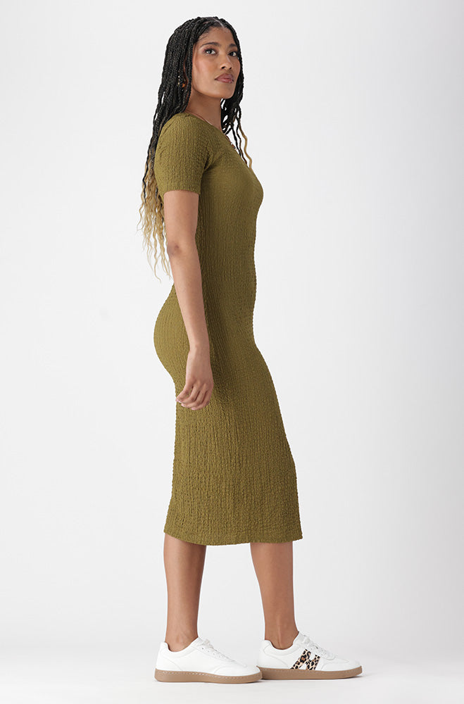 Ladies | Gen Textured Knit Bodycon Dress Dresses