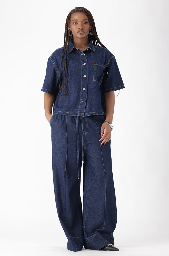 MARGAN DENIM SHIRT JACKET
