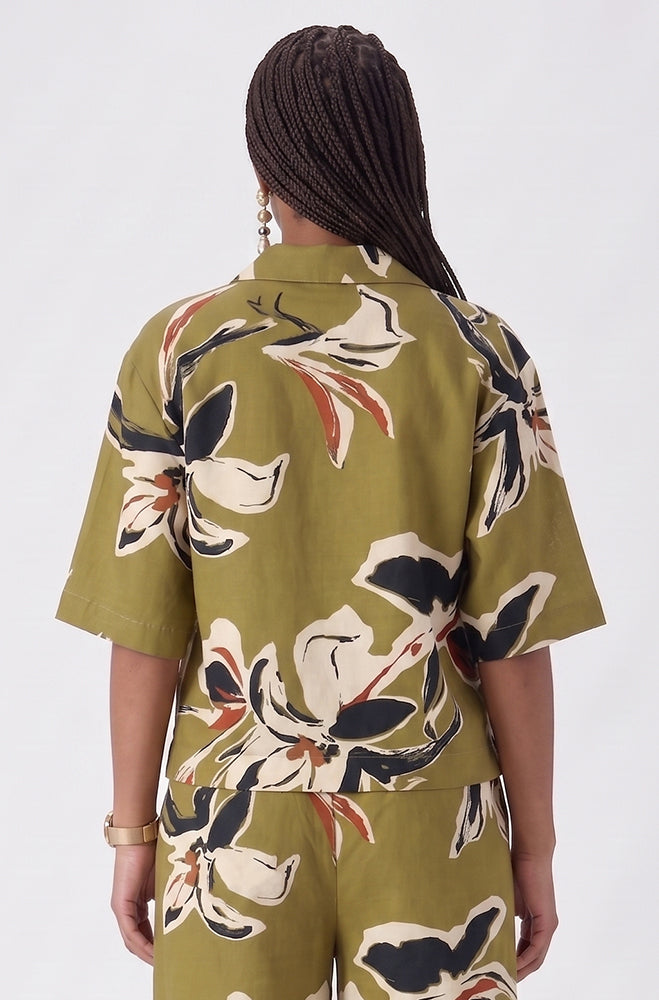 KARA PRINTED BOXY TOP