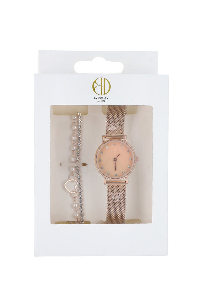 Accessories | Lisa Watch Set _ 164884 Rose Gold Watches
