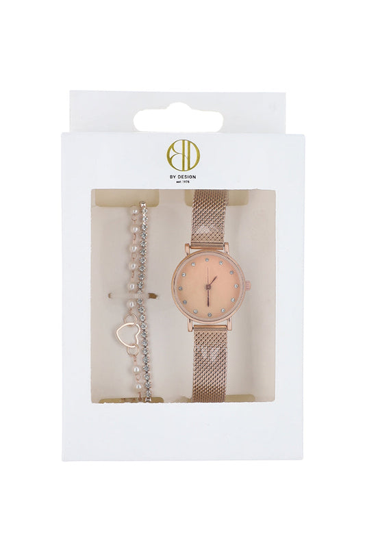 Accessories | Lisa Watch Set _ 164884 Rose Gold Watches