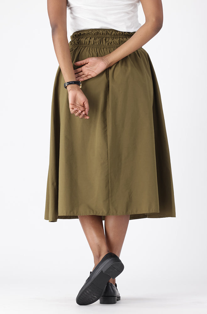 GIANNA ELASTICATED WAISTBAND SKIRT