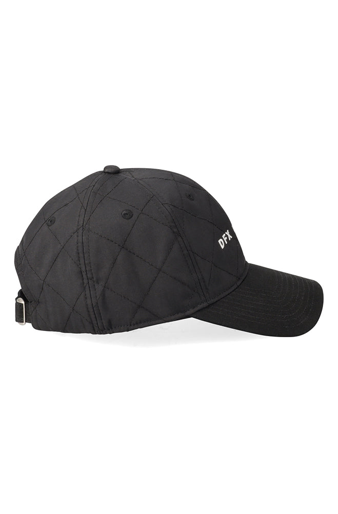 DFX UNRVLD QUILTED PEAKCAP - BLACK