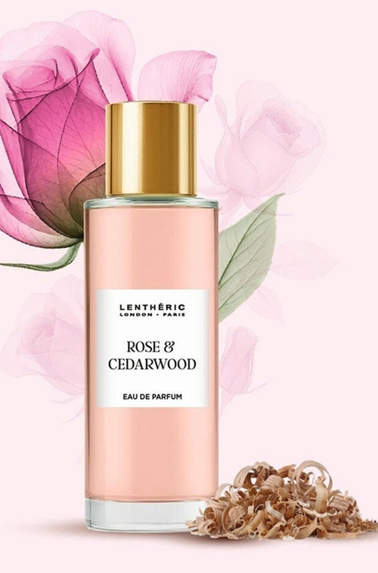 LENTHERIC FOR HER ROSE AND CEDARWOOD EAU DE PARFUM 100ML