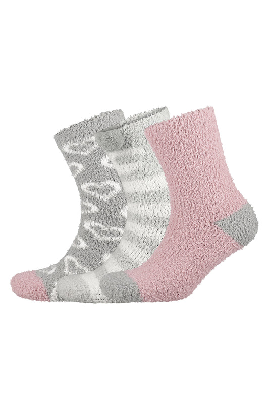 LEYLA FLUFFY SOCKS 3PK