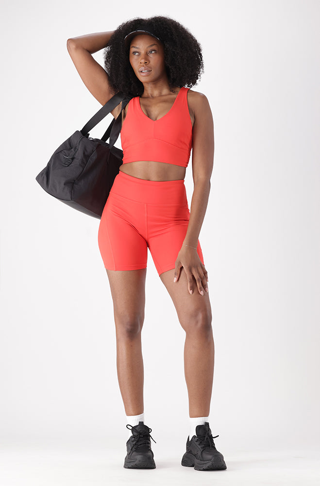 LUXE MOVEMENT BLUE ACTIVE SPORT BRA