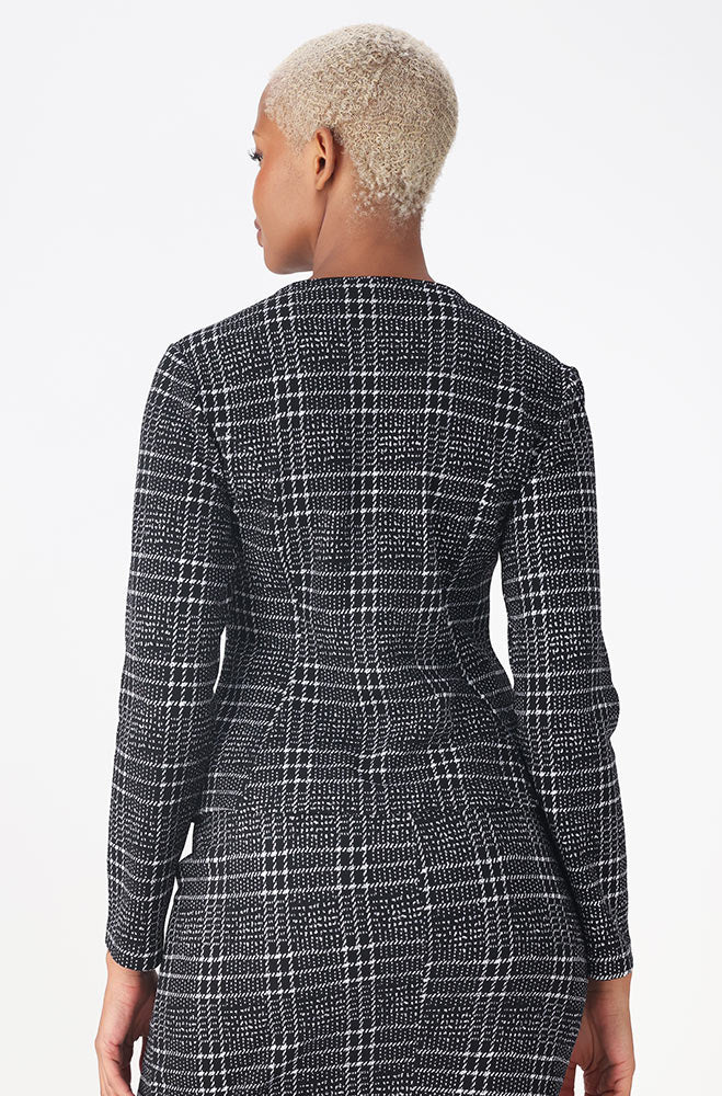 Ladies | Briana Boucle Suit Jacket _ 158258 Grey Coats & Jackets