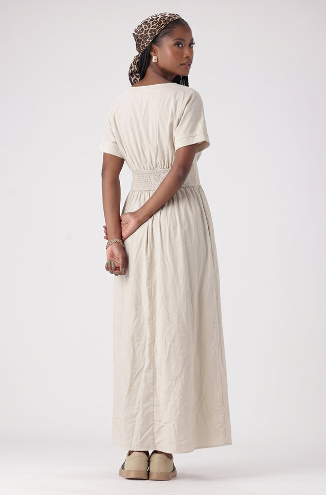 UMA BUCKLE DETAIL DRESS