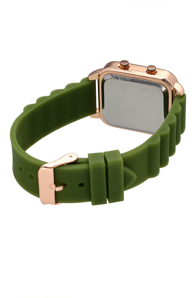 GABBY SILICONE STRAP DIGITAL WATCH