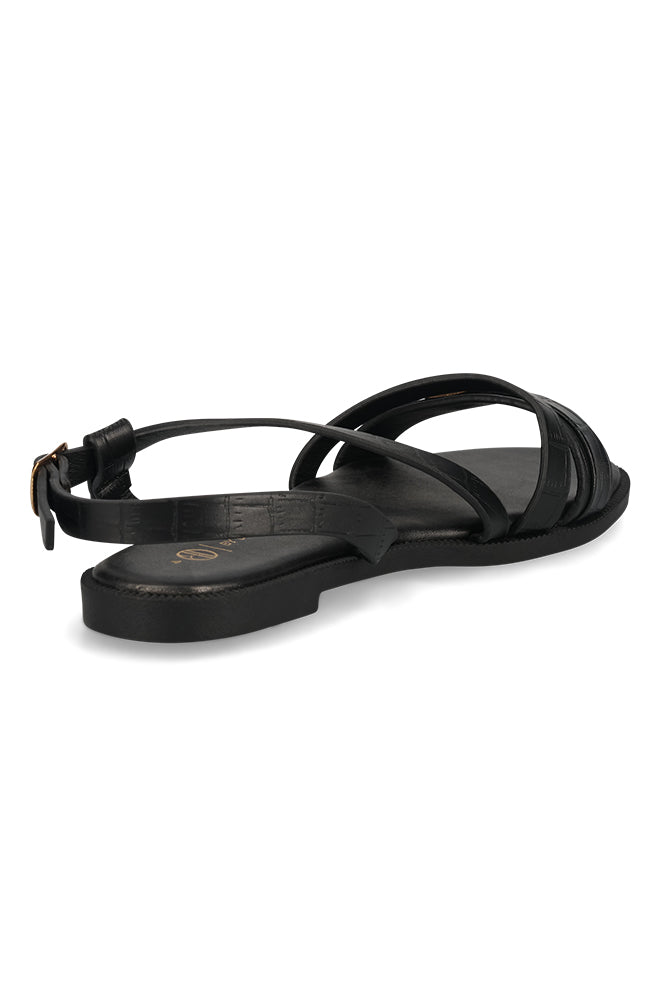 Grace Cross strap ankle tie sandal