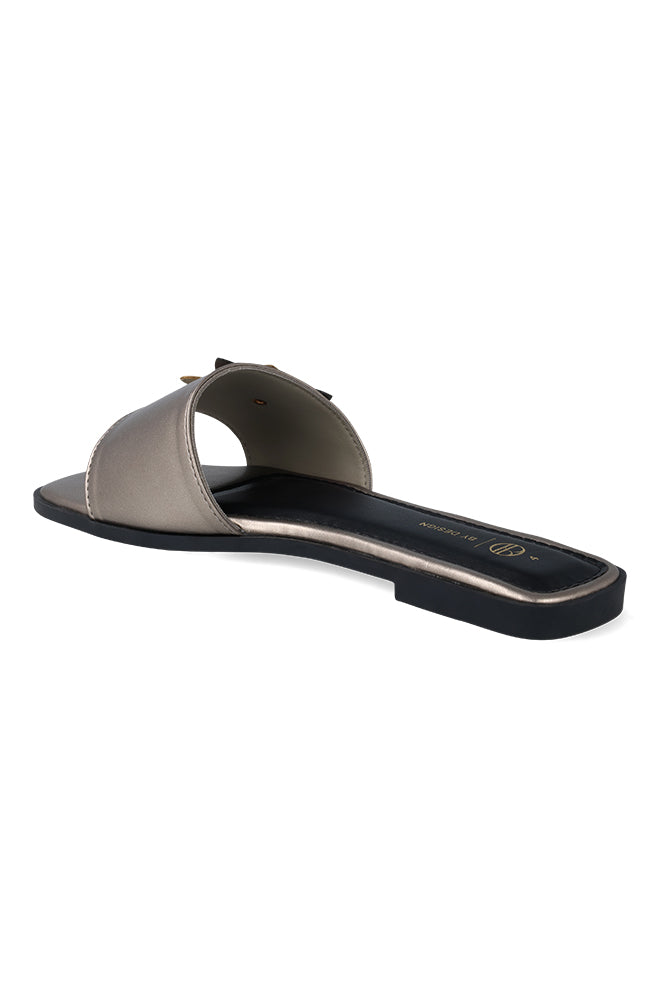 Beulah Two-tone flower sandal