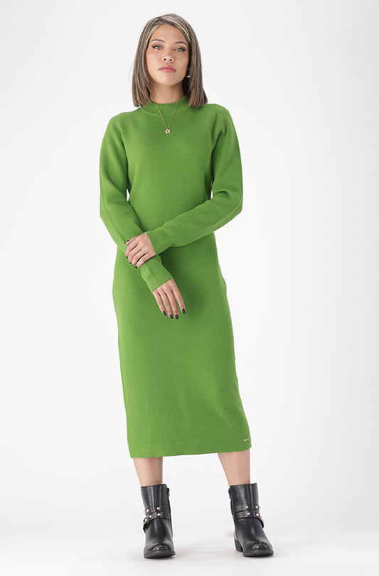 CELESTE RIB KNITWEAR DRESS