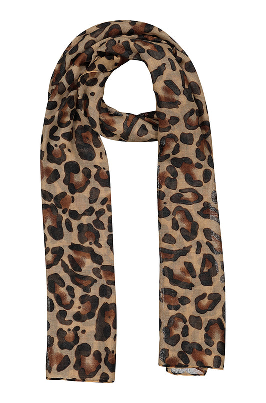 ERICA LEOPARD PRINT SCARF
