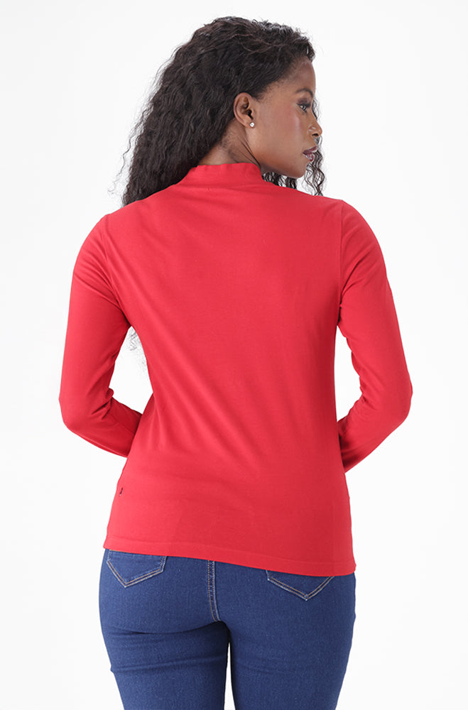 TIA TURTLE NECK TOP