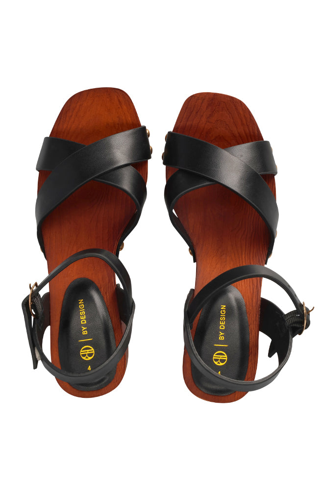 Sophia Cross over platform heel