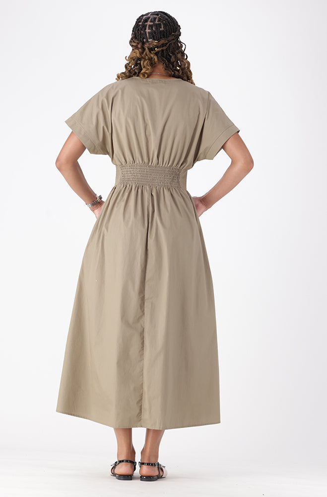UMA BUCKLE DETAIL DRESS