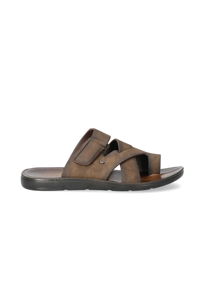 Footwear | Noah Faux Leather Sandal _ 149803 Brown