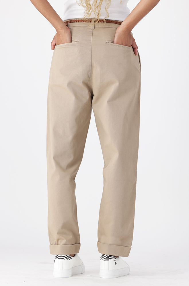CORA BELTED CHINO_ 162067 _ Stone