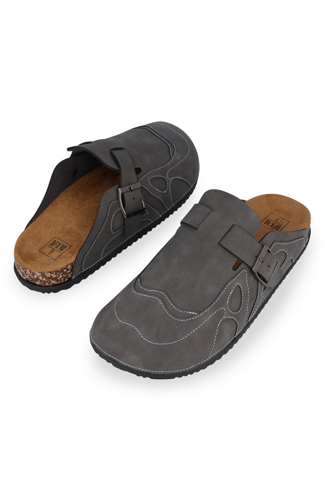 DFXFD Paneled slip in mule