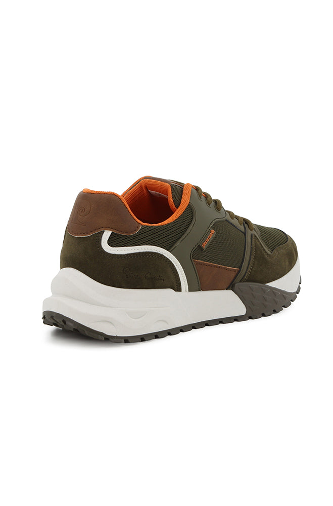 Pierre Cardin Jimmy casual lace up olive multi