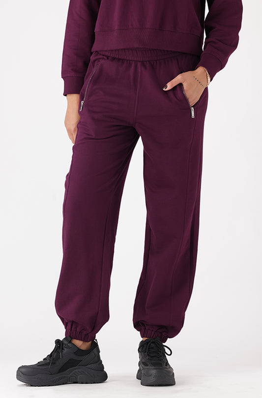 ALAYA SIDE ZIP JOGGER