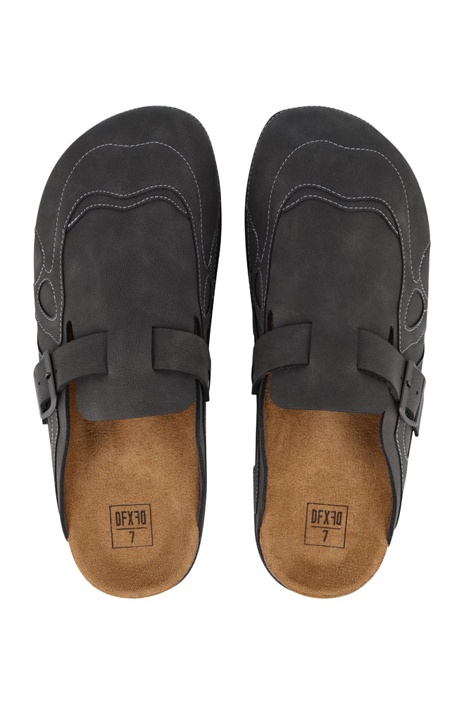 DFXFD Paneled slip in mule