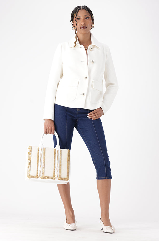 BRITANNY SMART TEXTURED JACKET