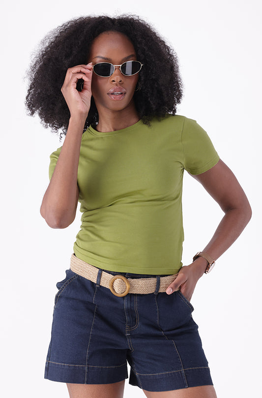EDRA SLIM FIT BASIC TEE