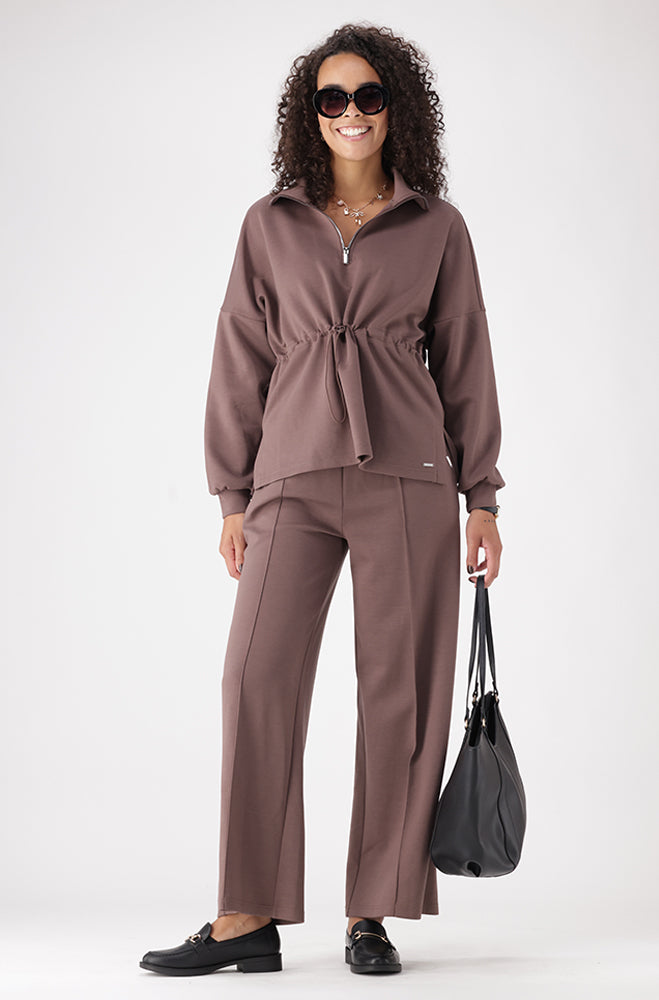 トップス syun LEIA SOFT TOUCH QUARTER ZIP TOP – Dunns