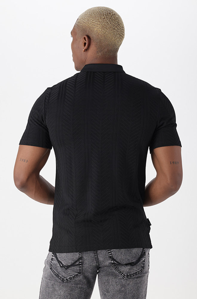 Mens | Covva Golfer _ 164213 Black Polos